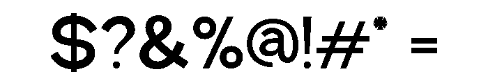 Grotix-Medium Font OTHER CHARS