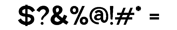 Grotix Semi Bold Font OTHER CHARS