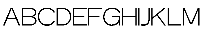 Grotix-Thin Font UPPERCASE