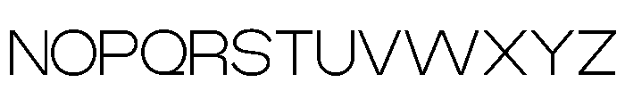 Grotix-Thin Font UPPERCASE