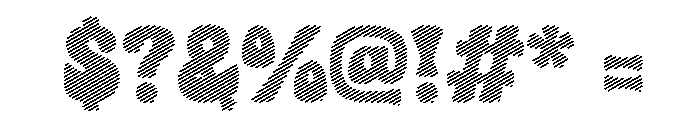 Groval Lined Regular Font OTHER CHARS