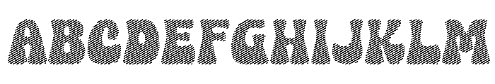 Groval Lined Regular Font UPPERCASE