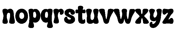 Grove Chunky Font LOWERCASE