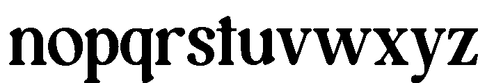 Grove Peach Regular Font LOWERCASE