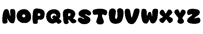 Groven Pop Regular Font LOWERCASE