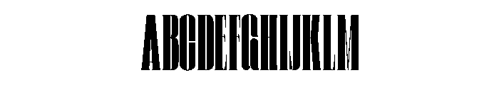 Grovian Font UPPERCASE
