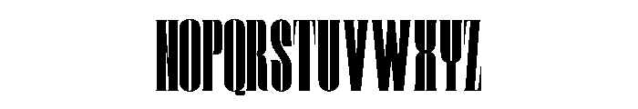Grovian Font UPPERCASE