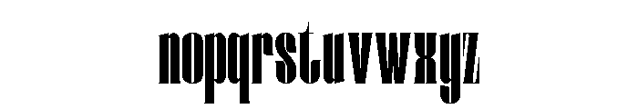 Grovian Font LOWERCASE