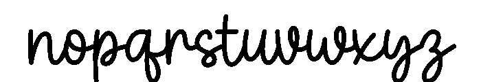 Grow Better Font LOWERCASE