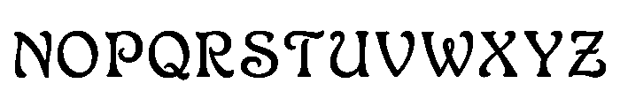 Gruel Regular Font LOWERCASE