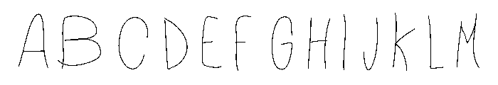 Grumbletype Medium Font UPPERCASE