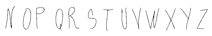 Grumbletype Medium Font UPPERCASE