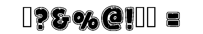 Grunge Autumn Regular Font OTHER CHARS