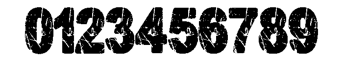 Grunge Bold X Regular Font OTHER CHARS