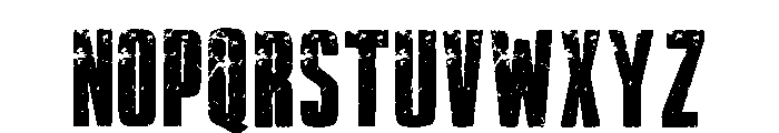 Grunge Brother Regular Font UPPERCASE