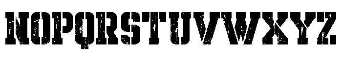 Grunge Corpse Regular Font LOWERCASE
