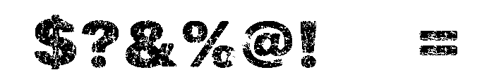 Grunge Dusty Varsity Regular Font OTHER CHARS