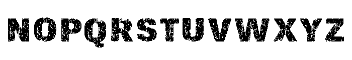 Grunge Dusty Varsity Regular Font UPPERCASE