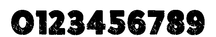 Grunge Monster Regular Font OTHER CHARS