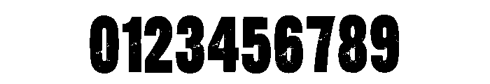 Grunge Project Regular Font OTHER CHARS