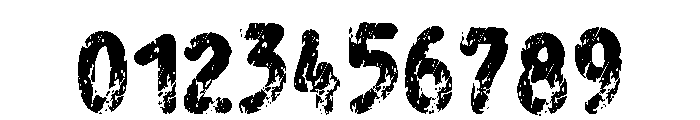 Grunge Puff Regular Font OTHER CHARS