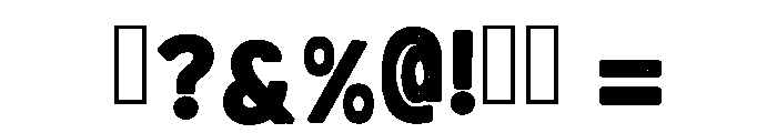 Grunge Retro Regular Font OTHER CHARS