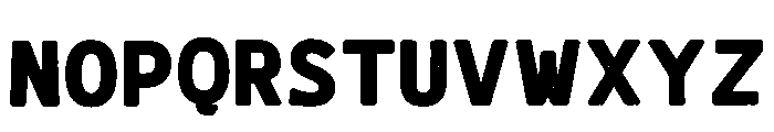 Grunge Retro Regular Font UPPERCASE