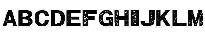 Grunge Scribble Block Regular Font UPPERCASE