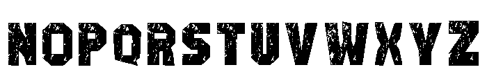 Grunge Soceer Regular Font LOWERCASE