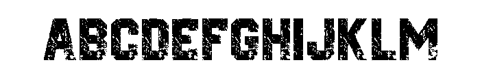 Grunge Sports Regular Font UPPERCASE