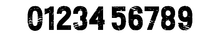 Grunge Style Font OTHER CHARS