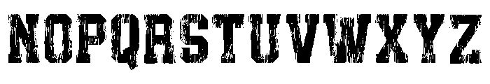 Grunge Trendy Regular Font LOWERCASE
