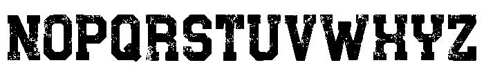 Grunged Distress Regular Font UPPERCASE