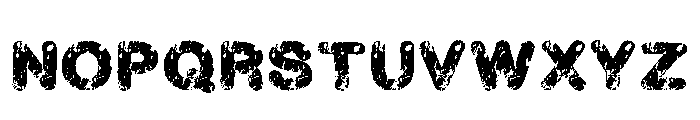 Grungy Bites Regular Font LOWERCASE