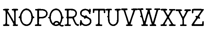 Grungy Vintage Font UPPERCASE