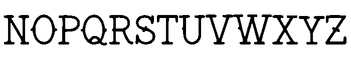 Grungy Vintage Font LOWERCASE