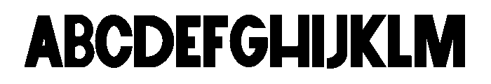 Gruvypop free Regular Font UPPERCASE