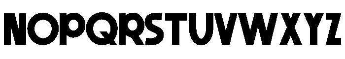 Gruvypop free Regular Font UPPERCASE