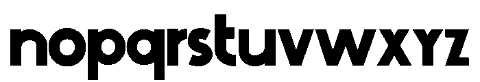 Gruvypop free Regular Font LOWERCASE