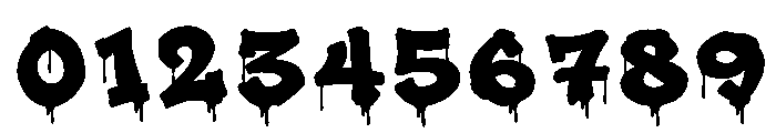 Gruze Drip Drip Font OTHER CHARS