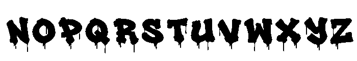 Gruze Drip Drip Font LOWERCASE