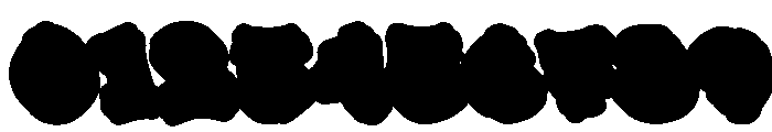 Gruze Extrude Extrude Font OTHER CHARS