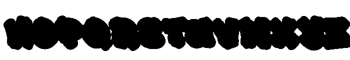 Gruze Extrude Extrude Font LOWERCASE