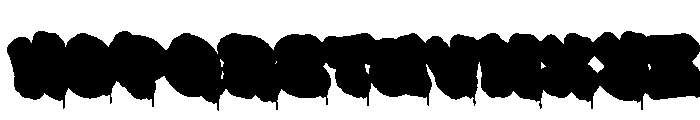 Gruze Extrudedrip Extrudedrip Font UPPERCASE