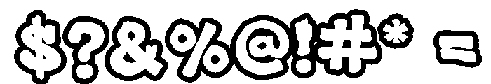 Gruze Outline Outline Font OTHER CHARS