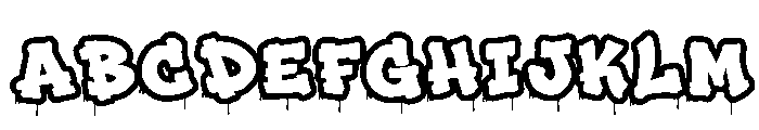 Gruze Outlinedrip Outlinedrip FONT