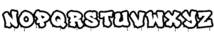 Gruze Outlinedrip Outlinedrip Font LOWERCASE