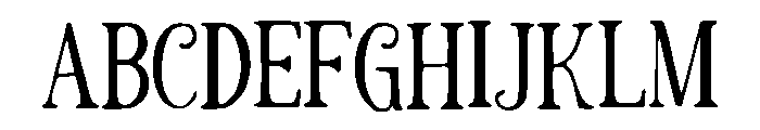 Gryffin Font UPPERCASE