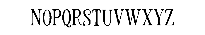 Gryffin Font LOWERCASE