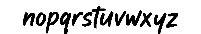 Gryvolt Font LOWERCASE